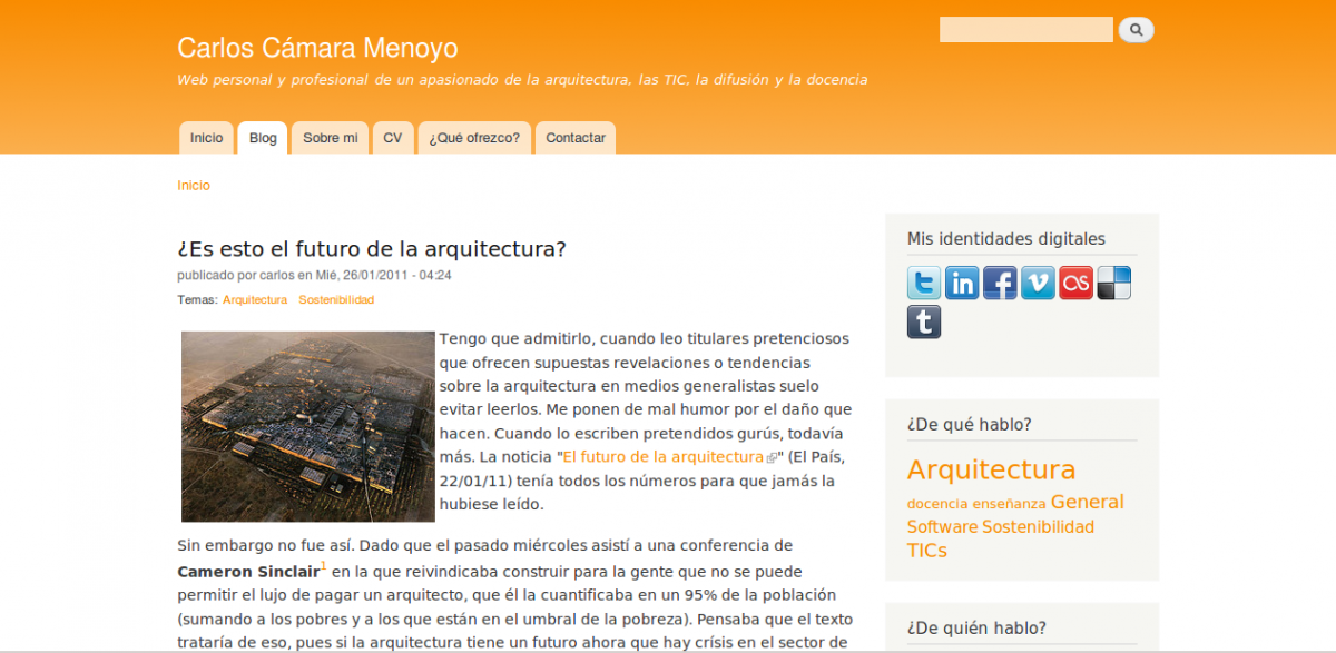 Versión en Drupal 7